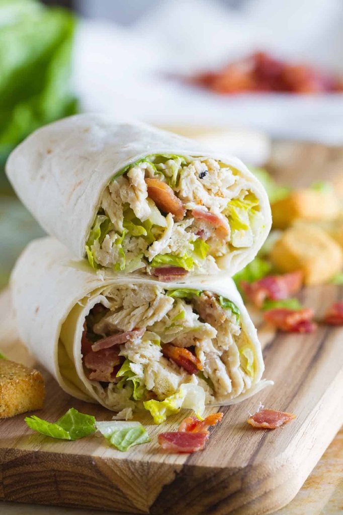 Grilled Chicken Salad Wrap