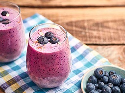 Fairy Garden Strawberry-Crush Smoothie with Vanilla Clouds &amp; Mint Sparkles