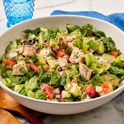 Chopped Greek Salad with Chicken